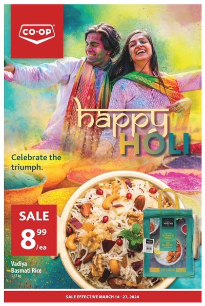 Co-op (West) Food Store Holi Flyer March 14 to 27