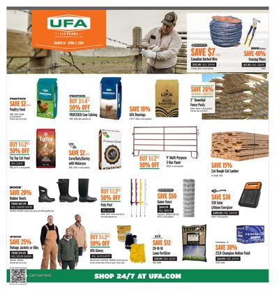 UFA Co-operative Limited Flyer March 14 to April 1