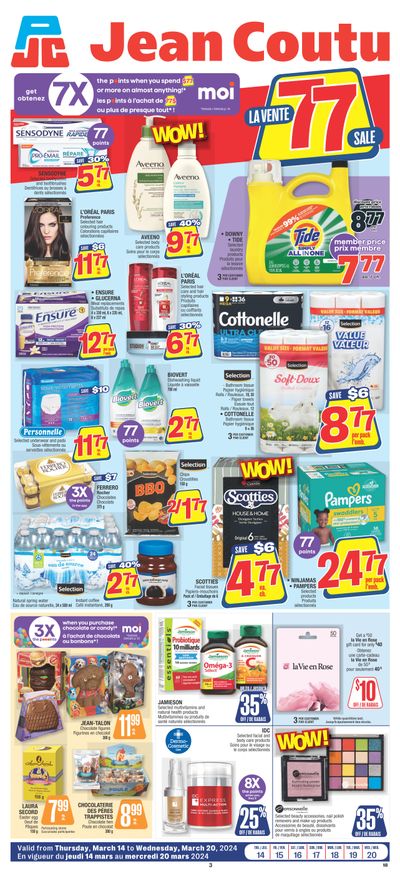 Jean Coutu (NB) Flyer March 14 to 20