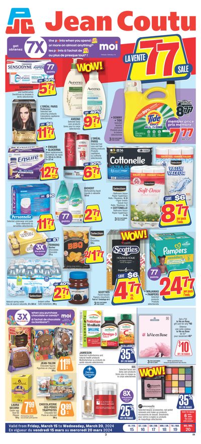 Jean Coutu (ON) Flyer March 15 to 20