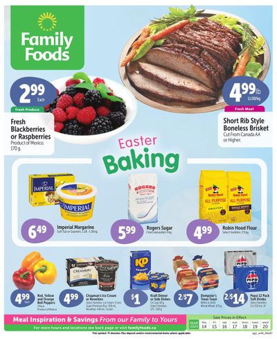 Family Foods Flyer March 14 to 20