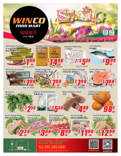 WinCo Food Mart (HWY 7) Flyer March 14 to 20