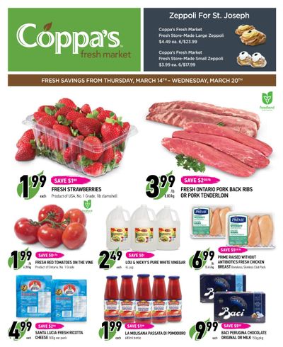 Coppa's Fresh Market Flyer March 14 to 20
