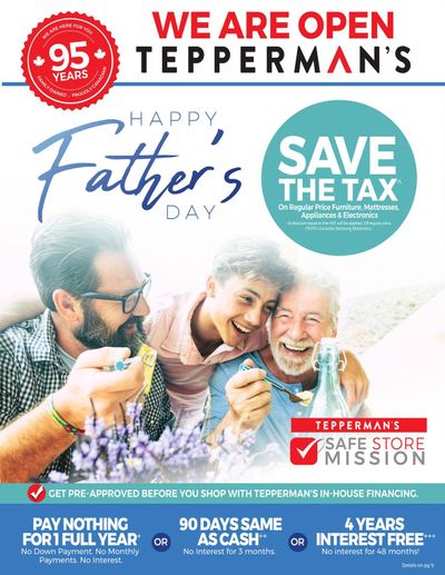 Tepperman's Father's Day Flyer May 29 to June 21
