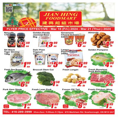Jian Hing Foodmart (Scarborough) Flyer March 15 to 21