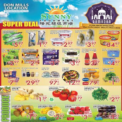 Sunny Foodmart (Don Mills) Flyer March 15 to 21