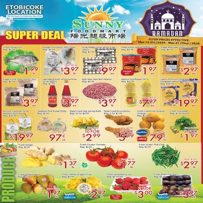 Sunny Foodmart (Etobicoke) Flyer March 15 to 21