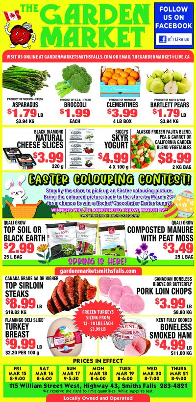 The Garden Market Flyer March 15 to 21