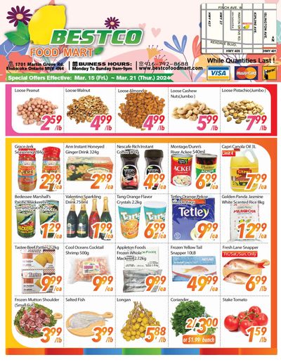 BestCo Food Mart (Etobicoke) Flyer March 15 to 21