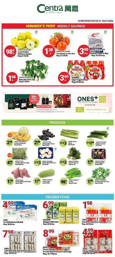 Centra Foods (Barrie) Flyer March 15 to 21