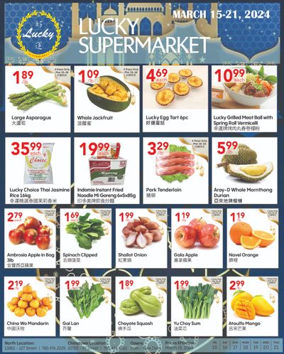 Lucky Supermarket (Edmonton) Flyer March 15 to 21