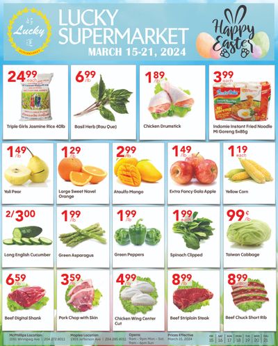 Lucky Supermarket (Winnipeg) Flyer March 15 to 21