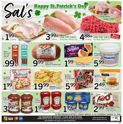 Sal's Grocery Flyer March 15 to 21