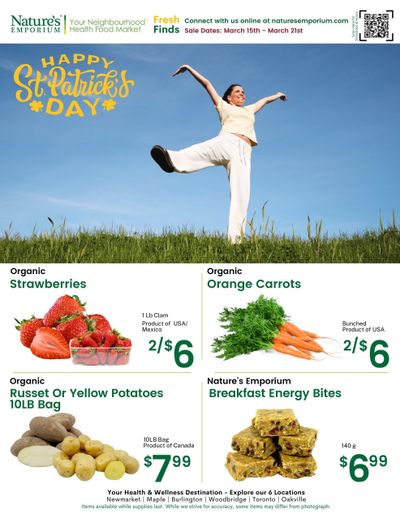 Nature's Emporium Weekly Flyer March 15 to 21