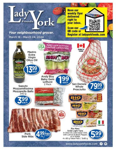 Lady York Foods Flyer March 18 to 24
