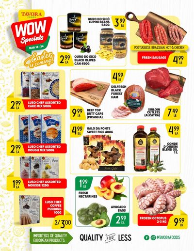 Tavora Foods Flyer March 18 to 24