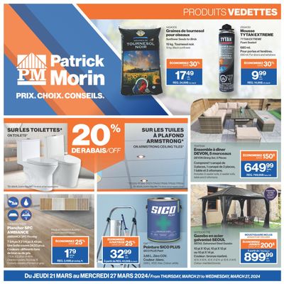 Patrick Morin Flyer March 21 to 27