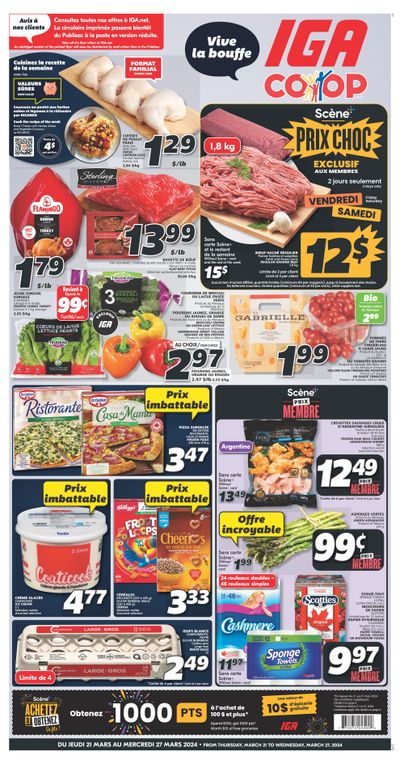 IGA (NB) Flyer March 21 to 27