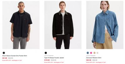 Levi’s Canada: up to 30% off Select Styles + Extra 50% off Sale