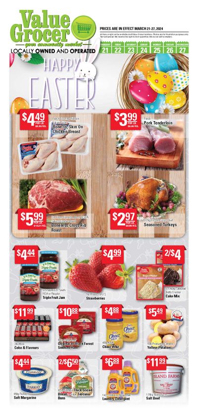 Value Grocer Flyer March 21 to 27