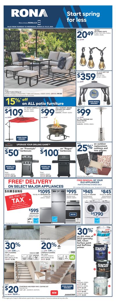 Rona (Atlantic) Flyer March 21 to 27
