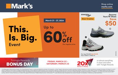 Mark's Flyer March 21 to 27