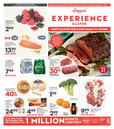 Longo's (Markham & Vaughan) Flyer March 21 to 27