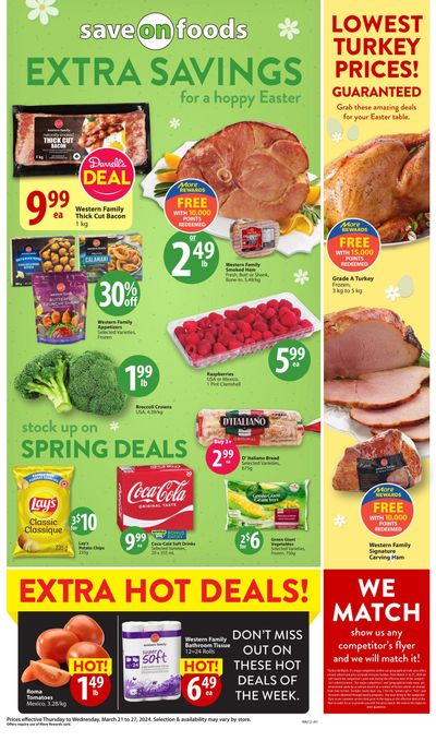 Save On Foods (BC) Flyer March 21 to 27