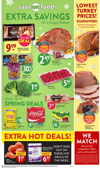 Save On Foods (AB) Flyer March 21 to 27