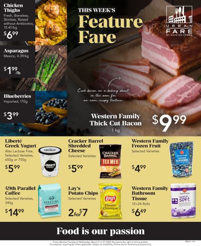 Urban Fare Flyer March 21 to 27