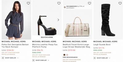Michael Kors Canada The Spring Style Event Sale: Save 25% on Your Purchase