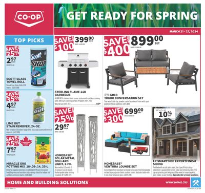 Co-op (West) Home Centre Flyer March 21 to 27