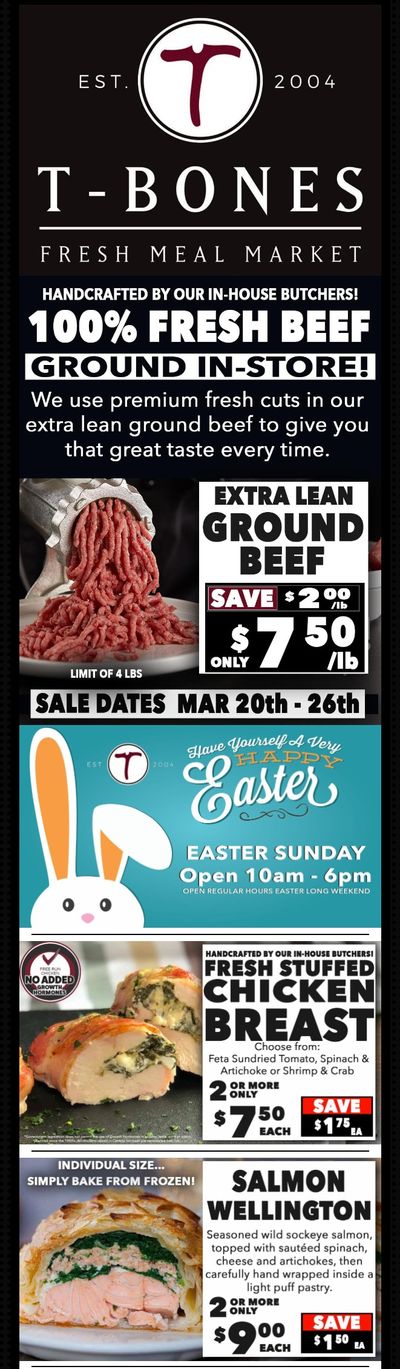 T-Bone's Flyer March 20 to 26