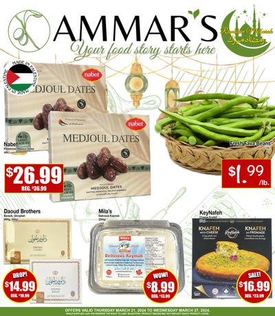 Ammar's Halal Meats Flyer March 21 to 27