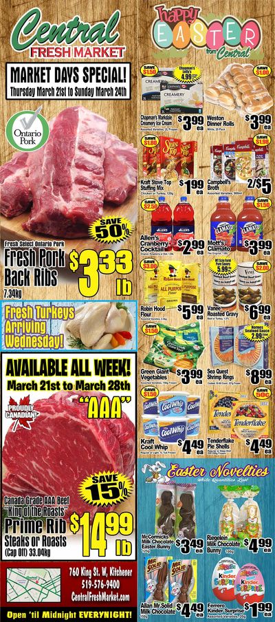 Central Fresh Market Flyer March 21 to 28