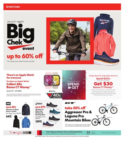 Sport Chek Flyer March 21 to April 3