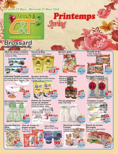 Marche C&T (Brossard) Flyer March 21 to 27