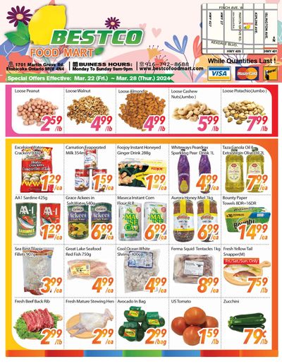 BestCo Food Mart (Etobicoke) Flyer March 22 to 28