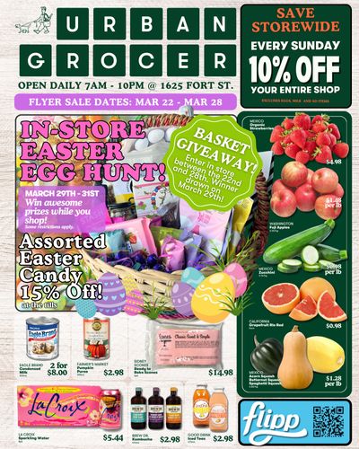 Urban Grocer Flyer March 22 to 28