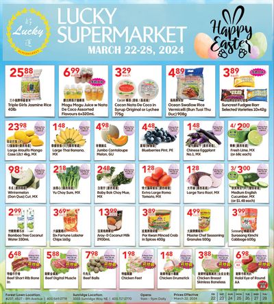 Lucky Supermarket (Calgary) Flyer March 22 to 28