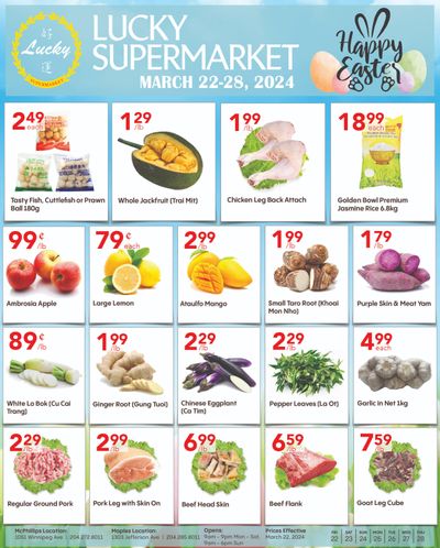 Lucky Supermarket (Winnipeg) Flyer March 22 to 28