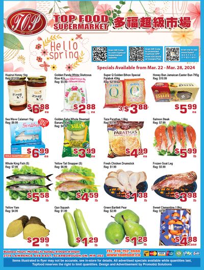 Top Food Supermarket Flyer March 22 to 28