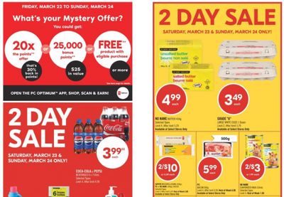 Shoppers Drug Mart Canada Mystery Offer March 22nd – 24th + Two Day Sale