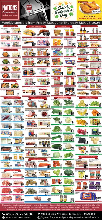 Nations Fresh Foods (Toronto) Flyer March 22 to 28