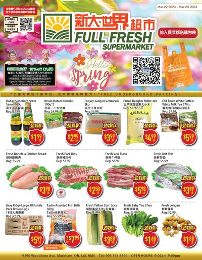 Full Fresh Supermarket Flyer March 22 to 28