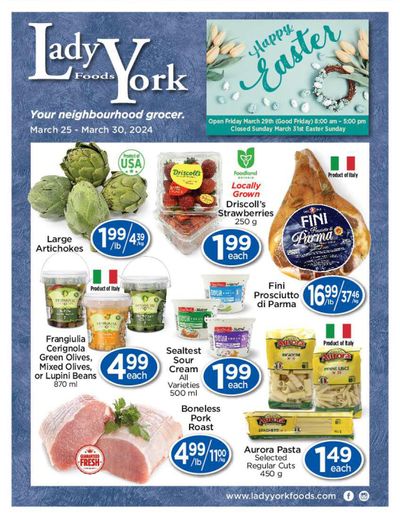 Lady York Foods Flyer March 25 to 30