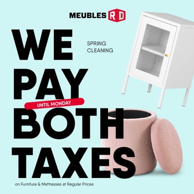 Meubles RD Furniture Flyer March 25 to 31