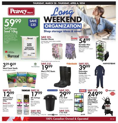 Peavey Mart Flyer March 28 to April 4