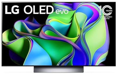 LG C3 OLED evo 48-Inch 4K Smart TV - AI-Powered, Alexa Built-in, Gaming, 120Hz Refresh, HDMI 2.1, FreeSync, G-sync, VRR, WebOS, Slim Design, Magic Remote Included, 48" Television (OLED48C3PUA, 2023) $1497.99 (Reg $1597.99)