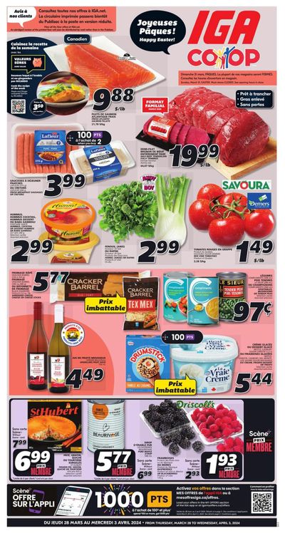 IGA (NB) Flyer March 28 to April 3